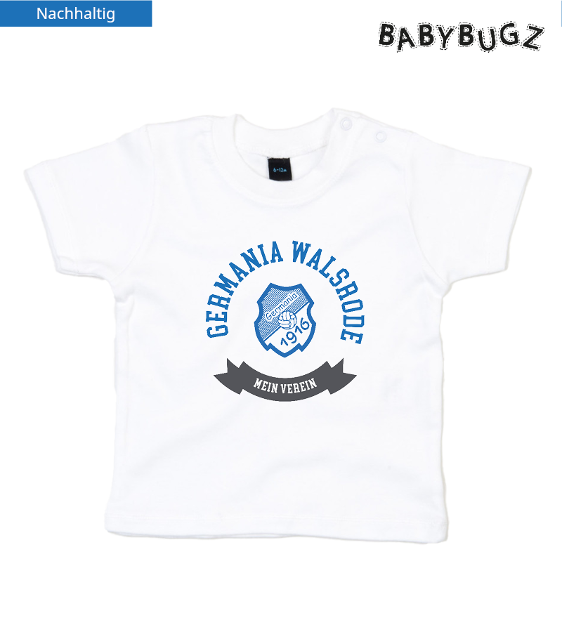 Babybugz Baby T-Shirt White "Bono"