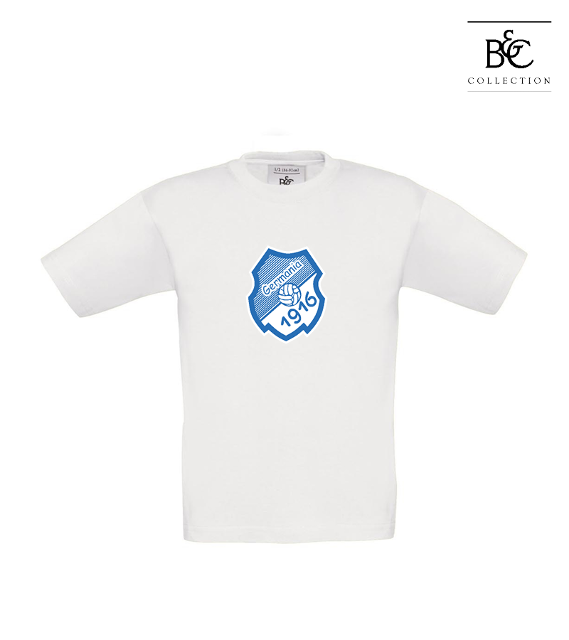 B&C Kinder T-Shirt White "Anton Frontprint"