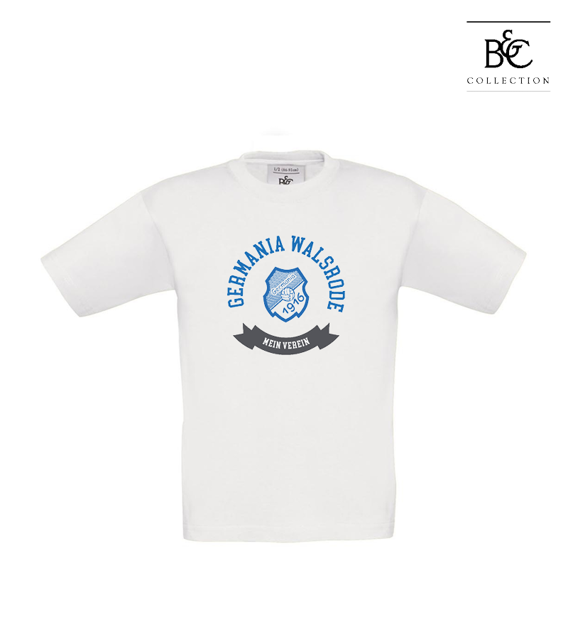 B&C Kinder T-Shirt White "Bono"