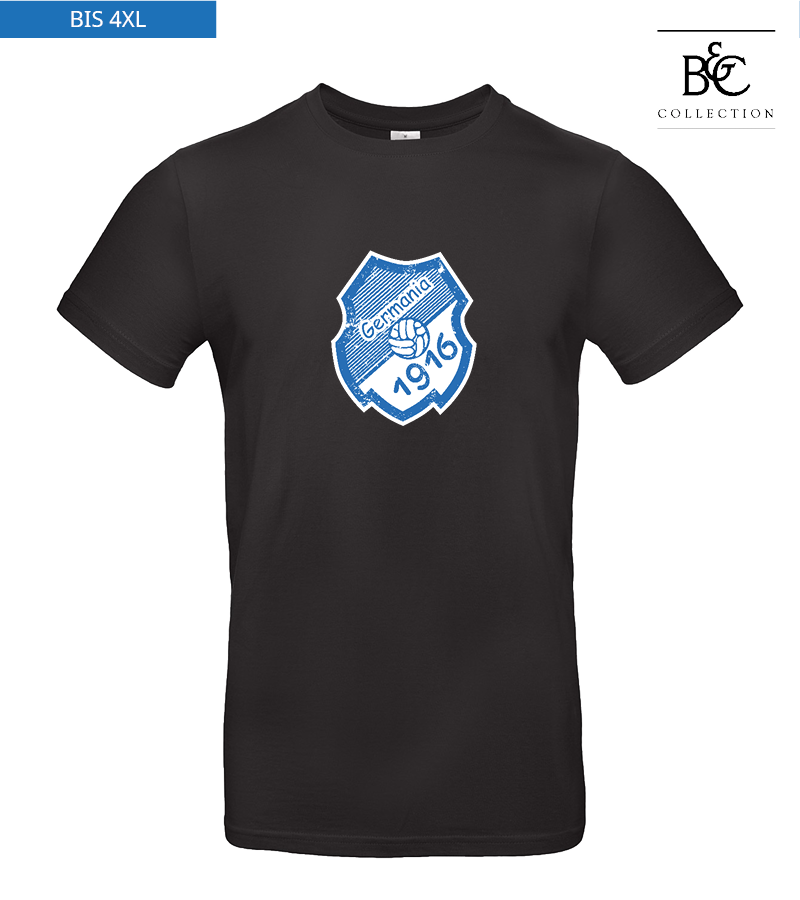 B&C Herren T-Shirt Black "Uwe Frontprint"