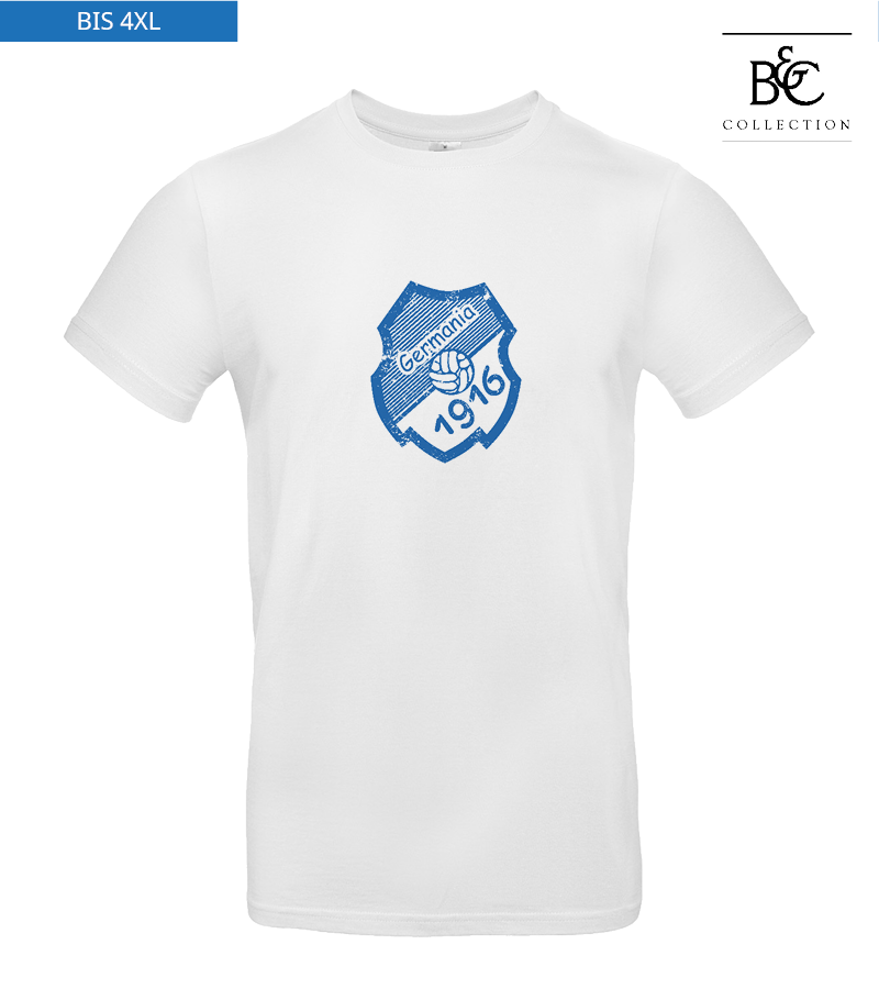 B&C Herren T-Shirt White "Uwe Frontprint"