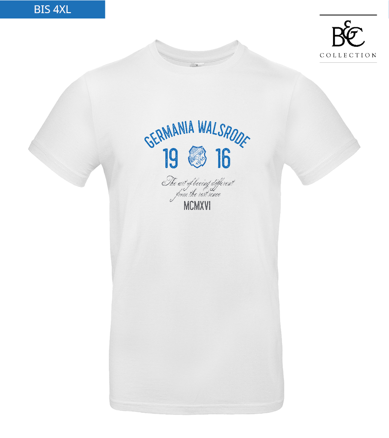 B&C Herren T-Shirt White "Isack"