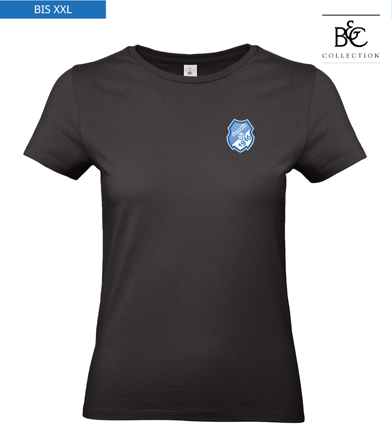 B&C Damen T-Shirt Black "Anton"