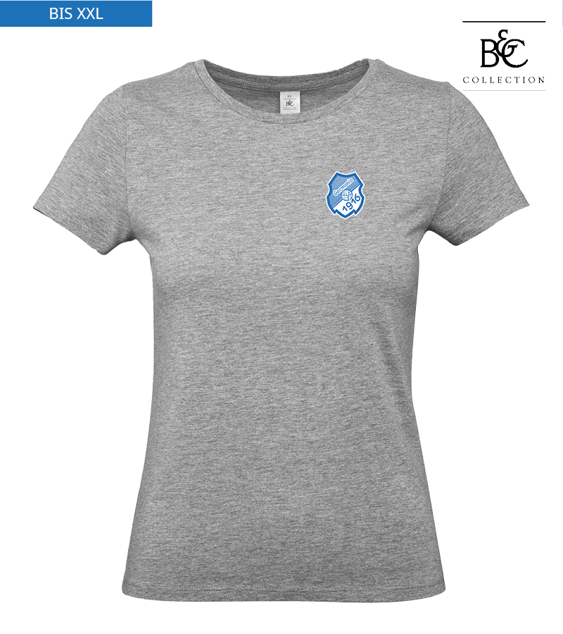 B&C Damen T-Shirt Sports Grey "Anton"