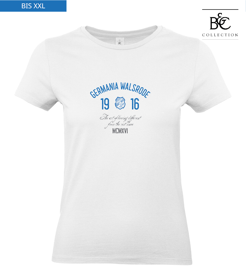 B&C Damen T-Shirt White "Isack"
