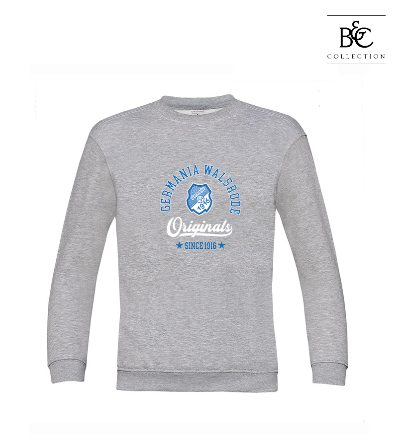 B&C Kinder Sweatshirt Heather Grey "Jacob"