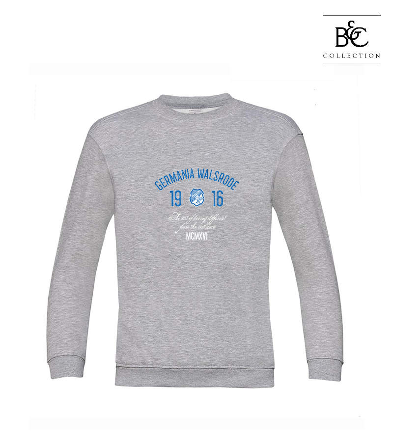 B&C Kinder Sweatshirt Heather Grey "Isack"