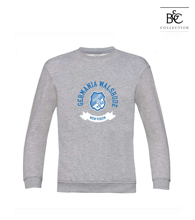 B&C Kinder Sweatshirt Heather Grey "Bono"