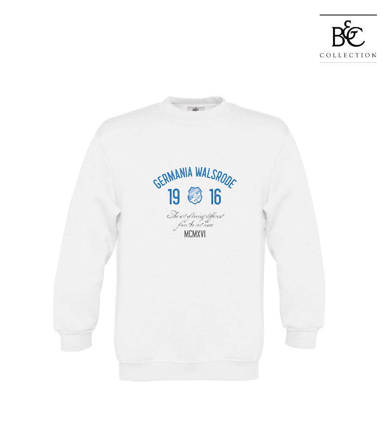B&C Kinder Sweatshirt White "Isack"