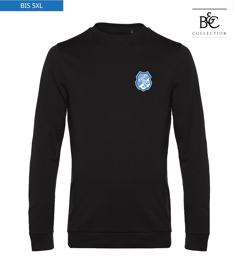 B&C Herren Sweatshirt Black Pure "Anton"
