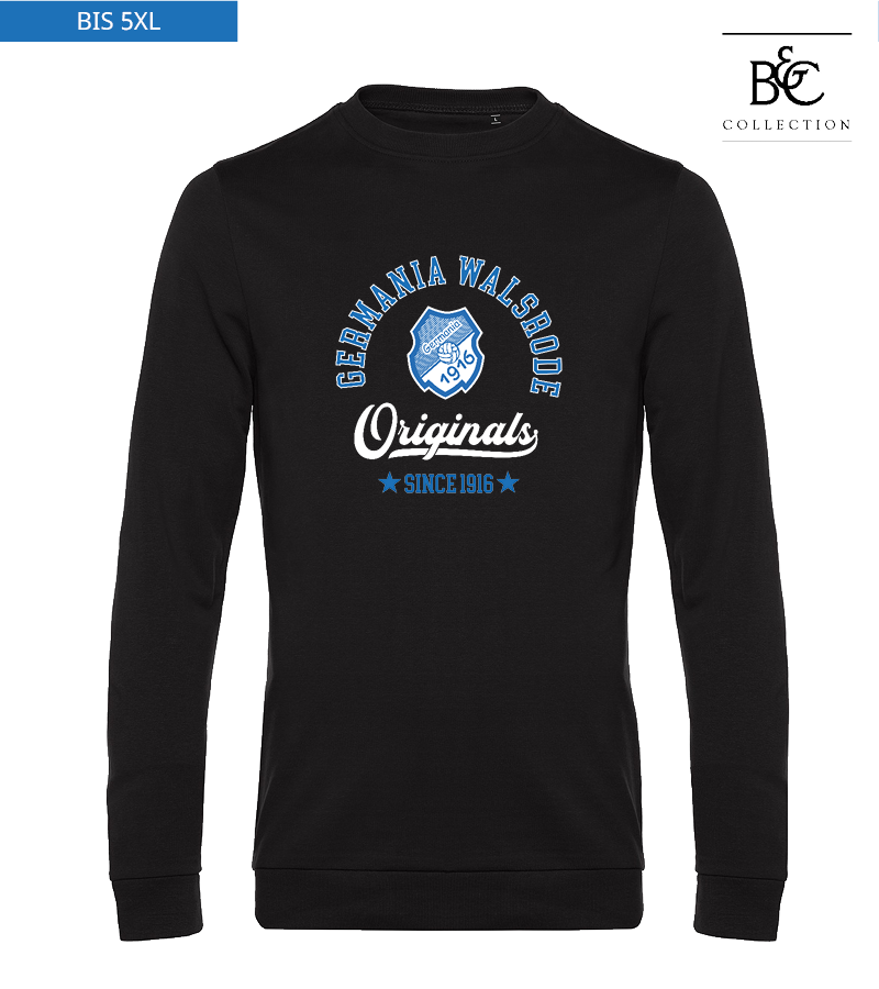 B&C Herren Sweatshirt Black Pure "Jacob"