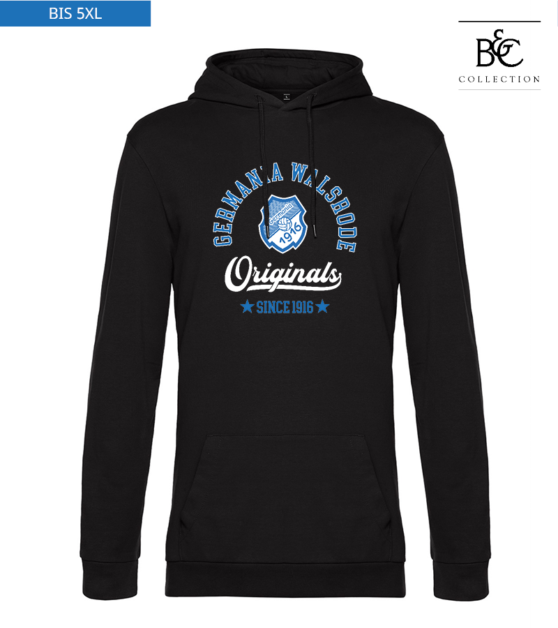 B&C Herren Hoodie Black Pure "Jacob"