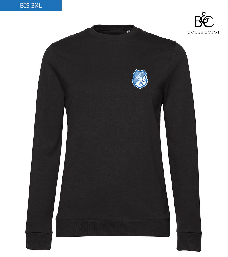 B&C Damen Sweatshirt Black Pure "Anton"