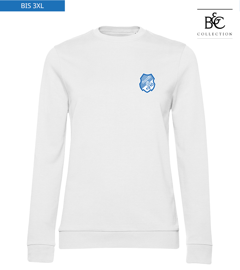 B&C Damen Sweatshirt White "Anton"