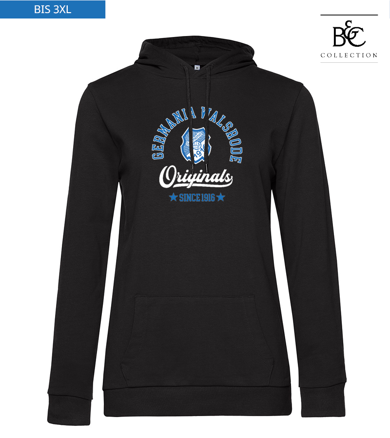 B&C Damen Hoodie Black Pure "Jacob"