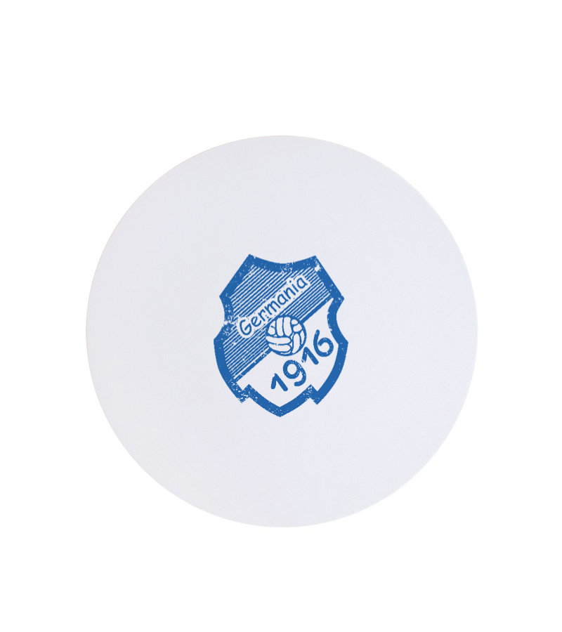 Textil Mousepad Rund White "Uwe"
