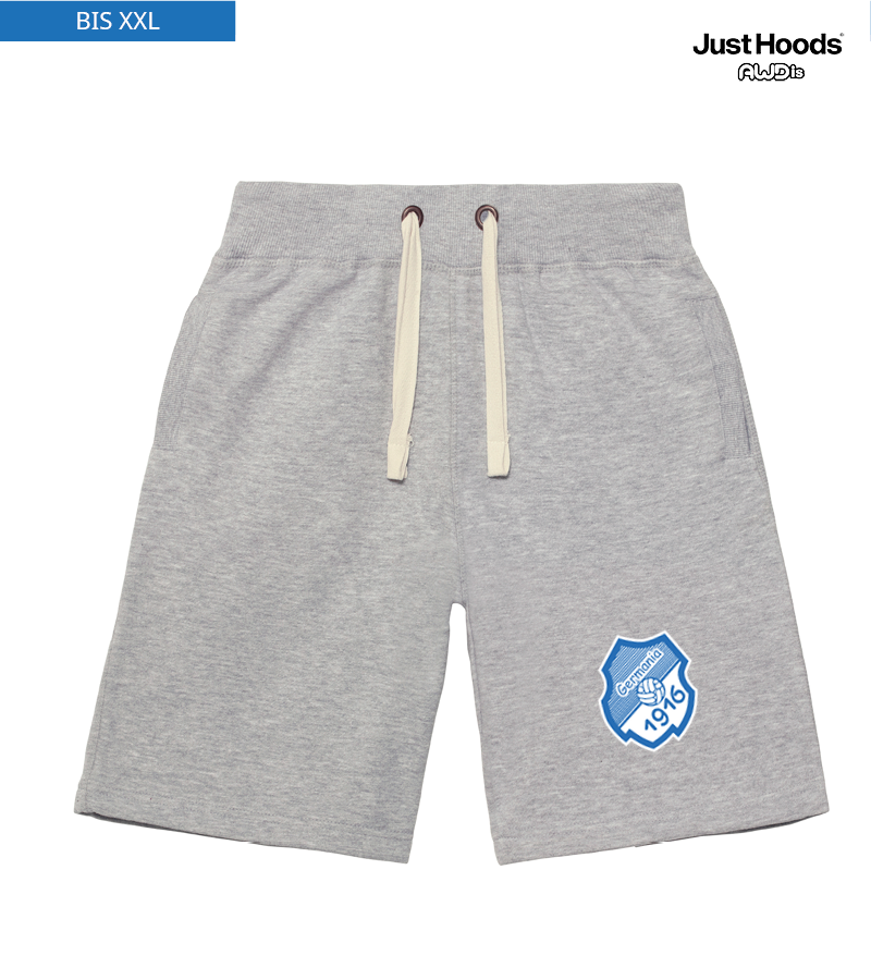 Just Hoods Herren Shorts Heather Grey "Anton"