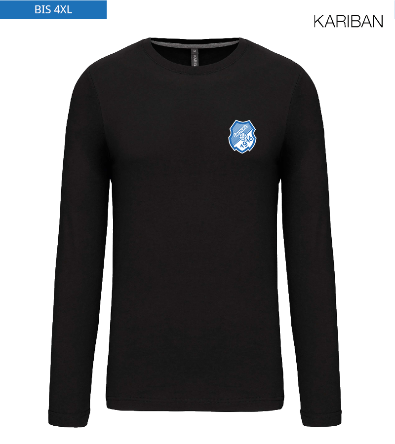 Kariban Herren Langarmshirt Black "Anton"