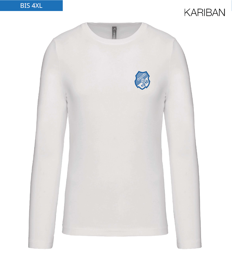 Kariban Herren Langarmshirt White "Anton"