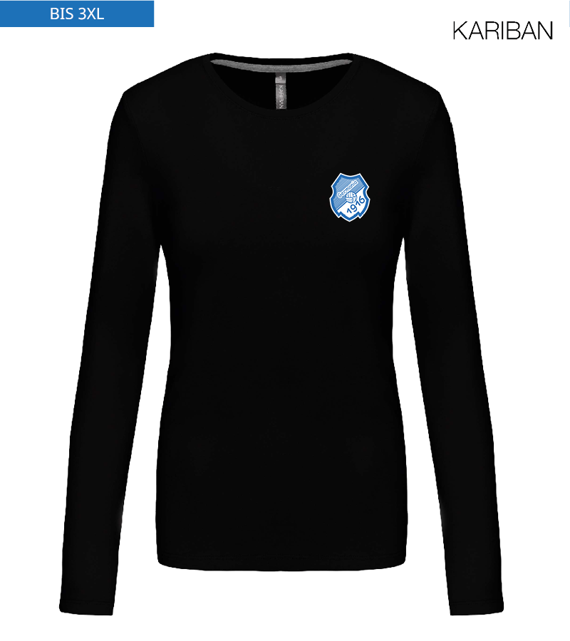 Kariban Damen Langarmshirt Black "Anton"