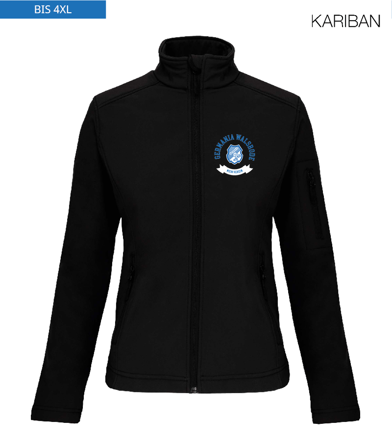 Kariban Damen Softshelljacke Black "Bono"