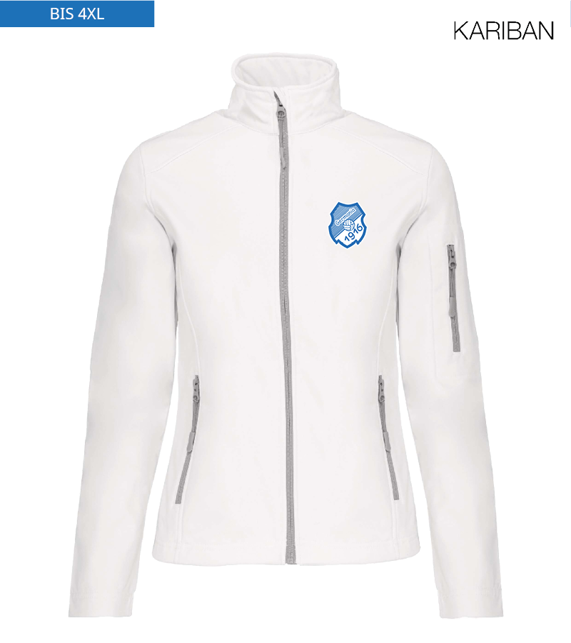 Kariban Damen Softshelljacke White "Anton"