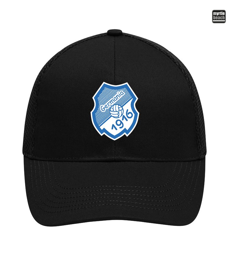 Myrtle Beach Unisex 6 Panel Air Mesh Cap Black "Anton"