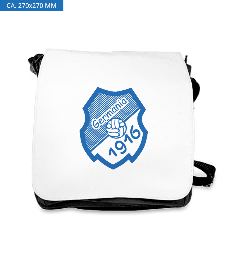 Schultertasche L Black "Anton"
