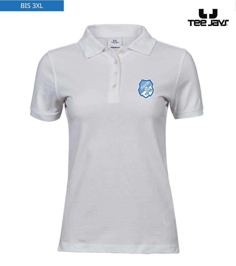 Tee Jays Damen Heavy Polo-Shirt White "Anton"